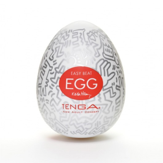 Мастурбатор-яйцо Keith Haring EGG PARTY - Tenga - в Тамбове купить с доставкой