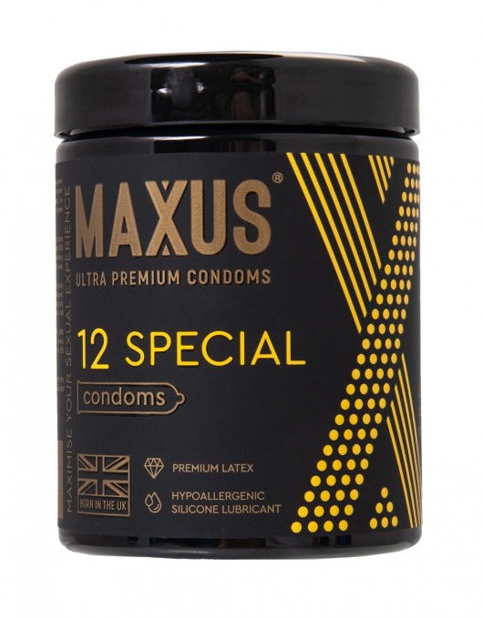 Презервативы с точками и рёбрами MAXUS Special - 12 шт. - Maxus - купить с доставкой в Тамбове