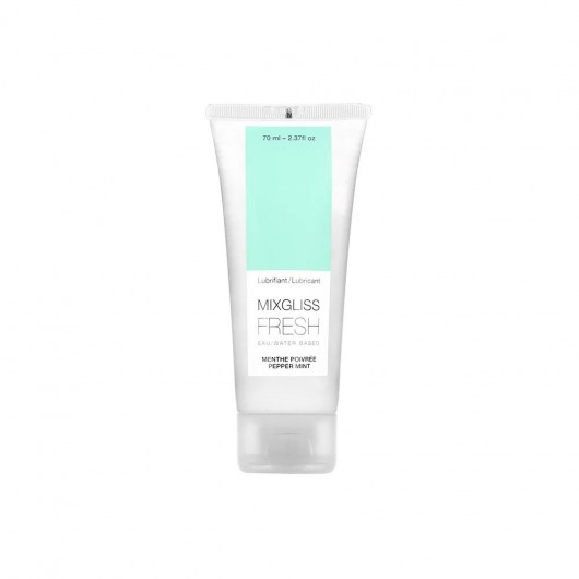 Лубрикант с охлаждающим эффектом Mixgliss Fresh Pepper Mint - 70 мл. - Strap-on-me - купить с доставкой в Тамбове