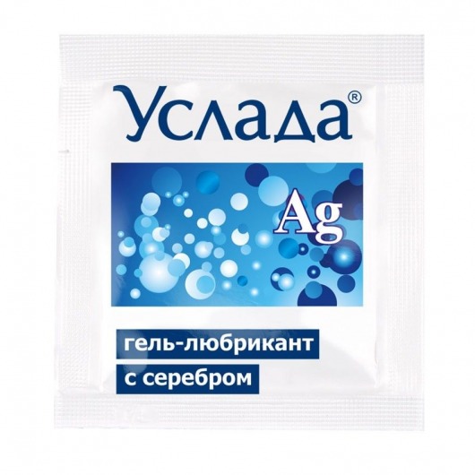 Гель-лубрикант «Услада с серебром» - 3 гр. - Биоритм - купить с доставкой в Тамбове