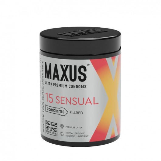 Анатомические презервативы MAXUS Sensual - 15 шт. - Maxus - купить с доставкой в Тамбове