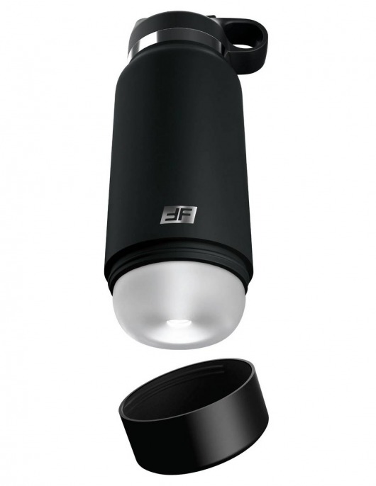 Черный мастурбатор в виде бутылки Fap Flask - Pipedream - в Тамбове купить с доставкой