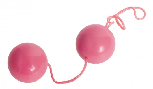 Розовые вагинальные шарики BI-BALLS - Toyfa Basic в Тамбове Розовые вагинальные шарики BI-BALLS - Toyfa Basic