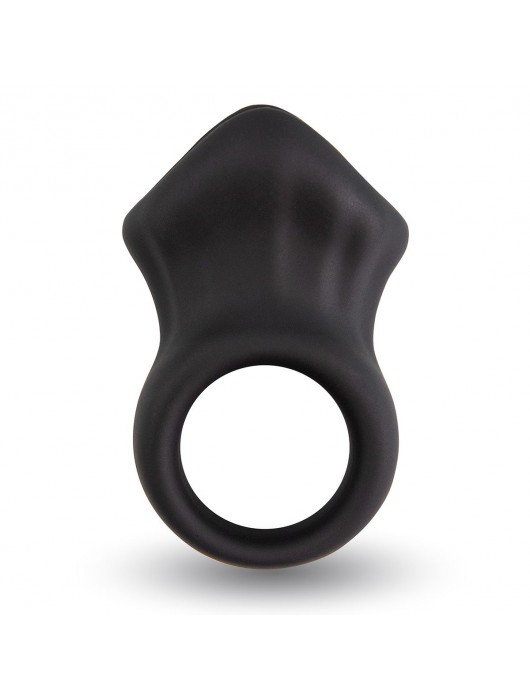 Черная эрекционная утяжка для пениса и мошонки Rooster Ivar - Velv or - в Тамбове купить с доставкой