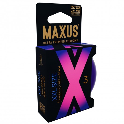 Презервативы Maxus XXL увеличенного размера - 3 шт. - Maxus - купить с доставкой в Тамбове