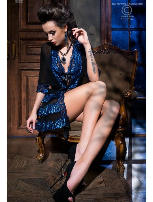 Женственный пеньюар с кружевом - Chilirose купить с доставкой