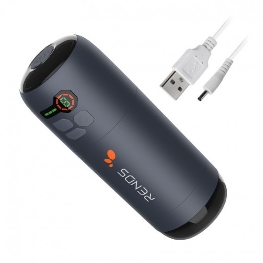 Черный вибромастурбатор Back To The Future - Rends - в Тамбове купить с доставкой