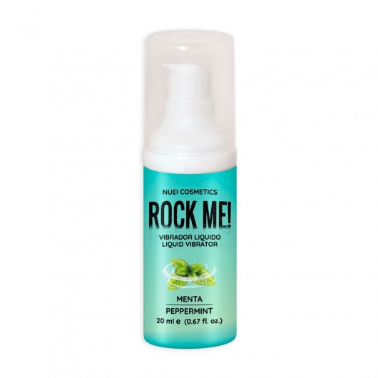 Жидкий вибратор Nuei Rock Me! с ароматом мяты - 20 мл. - Nuei cosmetics - купить с доставкой в Тамбове
