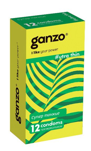 Ультратонкие презервативы Ganzo Ultra thin - 12 шт. - Ganzo - купить с доставкой в Тамбове