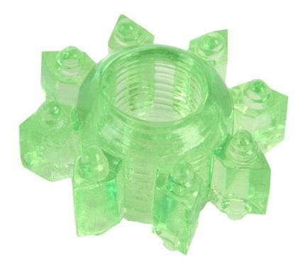 Зеленое эрекционное кольцо-звезда - Toyfa Basic - в Тамбове купить с доставкой