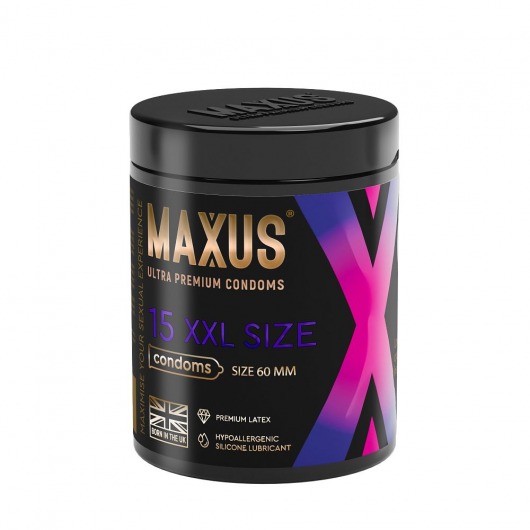Презервативы увеличенного размера Maxus XXL - 15 шт. - Maxus - купить с доставкой в Тамбове