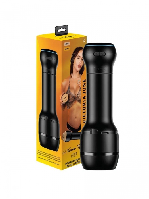 Мастурбатор-ротик с интерактивной насадкой PowerBlow   FeelVictoria Mouth - Kiiroo - в Тамбове купить с доставкой