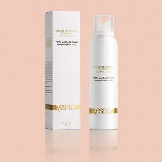 Массажная пена Fizzy Massage Foam - 150 мл. - YESforLOV - купить с доставкой в Тамбове