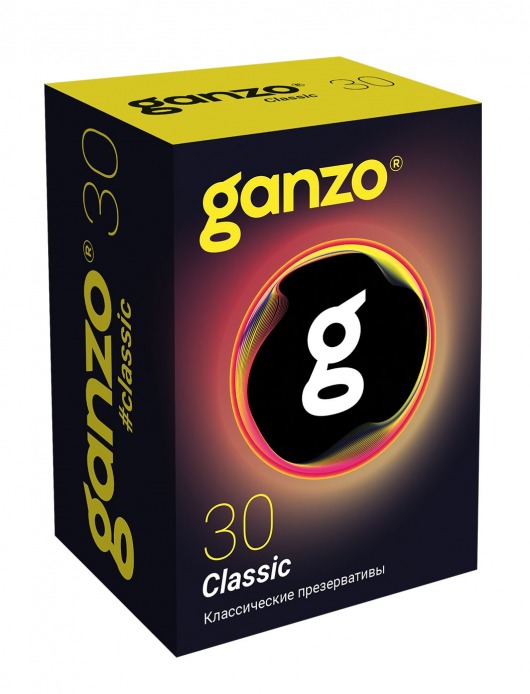 Классические презервативы с обильной смазкой Ganzo Classic - 30 шт. - Ganzo - купить с доставкой в Тамбове