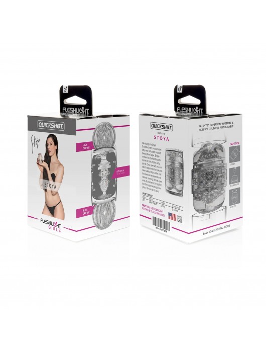 Мастурбатор Fleshlight Quickshot Stoya - вагина и анус - Fleshlight - в Тамбове купить с доставкой
