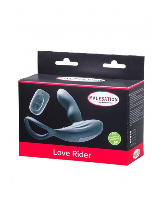 Стимулятор простаты с эрекционным кольцом Love Rider - MALESATION - в Тамбове купить с доставкой