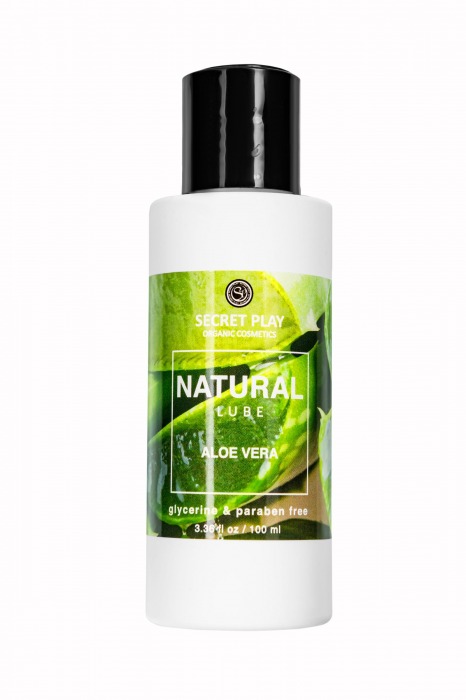 Органический гель Natural Lube - 100 мл. - Secret Play - купить с доставкой в Тамбове