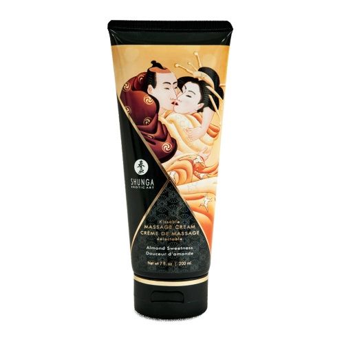 Массажный крем для тела с ароматом миндаля Almond Sweetness - 200 мл. - Shunga - купить с доставкой в Тамбове
