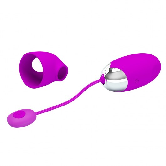 Лиловое интерактивное виброяйцо Kaila - Baile