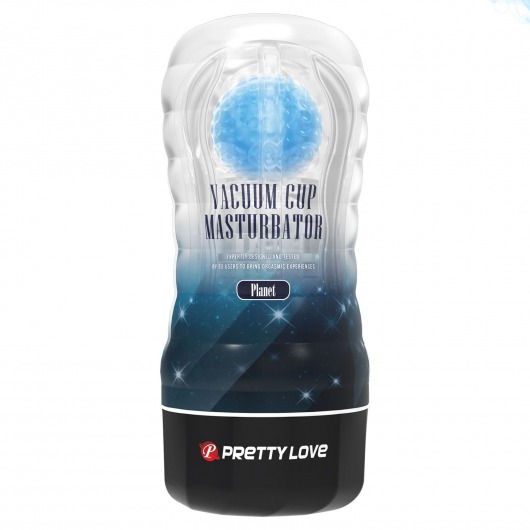 Прозрачный текстурированный мастурбатор Vacuum Cup Masturbator Planet - Baile - в Тамбове купить с доставкой