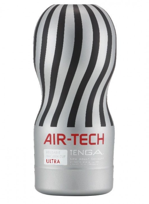Серый мастурбатор Reusable Vacuum CUP ULTRA - Tenga - в Тамбове купить с доставкой