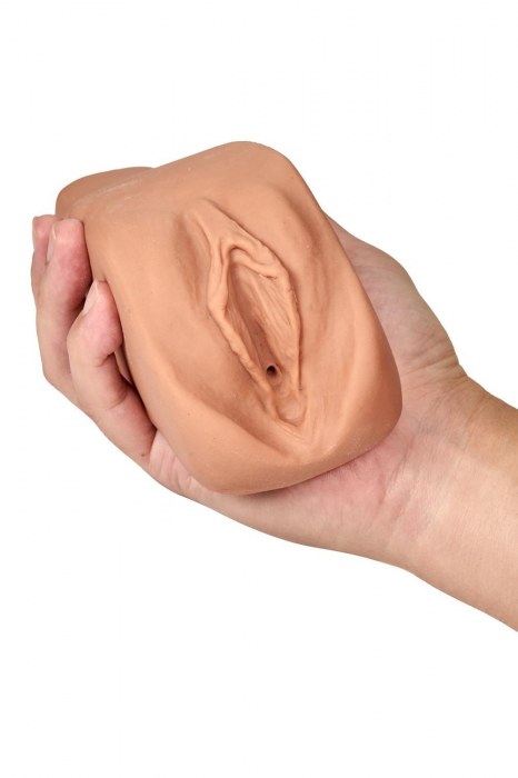Маструбатор-вагина с вибрацией Soft   Wet Renata Realistic Tan Masturbator - Blush Novelties - в Тамбове купить с доставкой