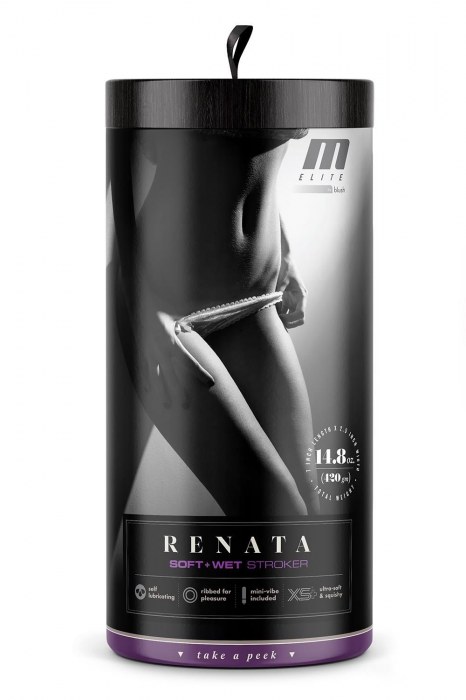 Маструбатор-вагина с вибрацией Soft   Wet Renata Realistic Tan Masturbator - Blush Novelties - в Тамбове купить с доставкой