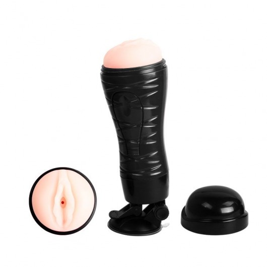 Мастурбатор-вагина Flora с присоской в основании - Baile - в Тамбове купить с доставкой