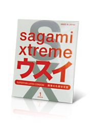 Ультратонкий презерватив Sagami Xtreme SUPERTHIN - 1 шт. - Sagami - купить с доставкой в Тамбове