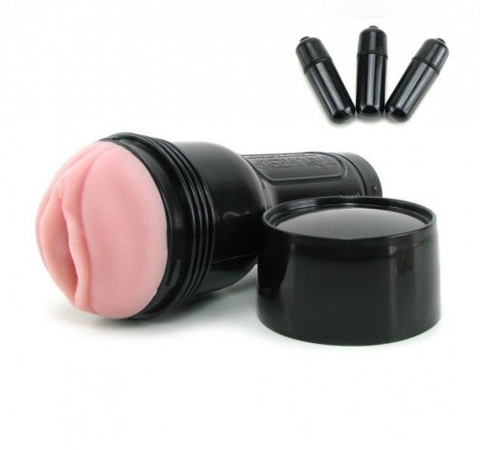 Мастурбатор-вагина Fleshlight - Vibro Pink Lady Touch с вибрацией - Fleshlight - в Тамбове купить с доставкой