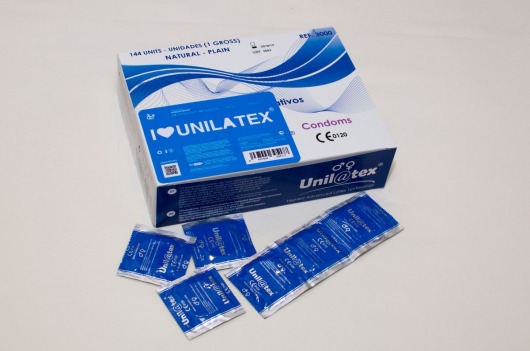 Классические презервативы Unilatex Natural Plain - 144 шт. - Unilatex - купить с доставкой в Тамбове