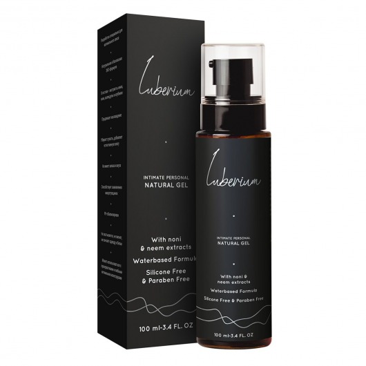 Интимный гель на водной основе с экстрактами нони и нима Luberium Natural Gel - 100 мл. - Luberium - купить с доставкой в Тамбове