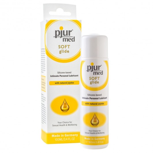 Силиконовый лубрикант с жожоба pjur MED Soft glide - 100 мл. - Pjur - купить с доставкой в Тамбове