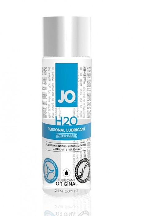 Нейтральный лубрикант на водной основе JO Personal Lubricant H2O - 60 мл. - System JO - купить с доставкой в Тамбове