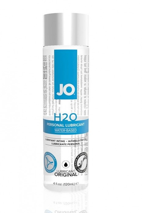 Нейтральный лубрикант на водной основе JO Personal Lubricant H2O - 120 мл. - System JO - купить с доставкой в Тамбове