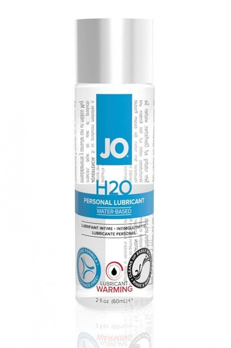 Возбуждающий лубрикант на водной основе JO Personal Lubricant H2O Warming - 60 мл. - System JO - купить с доставкой в Тамбове