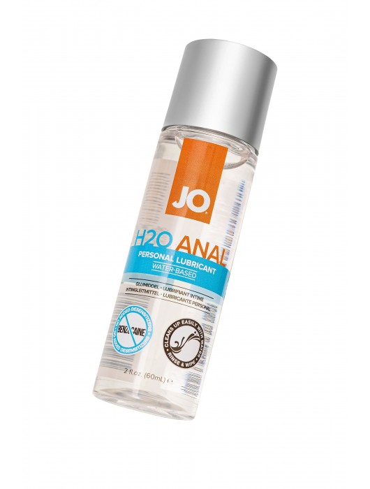 Анальный лубрикант на водной основе JO Anal H2O - 60 мл. - System JO - купить с доставкой в Тамбове