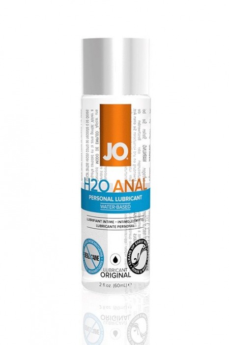 Анальный лубрикант на водной основе JO Anal H2O - 60 мл. - System JO - купить с доставкой в Тамбове