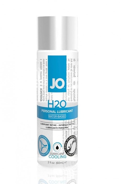 Охлаждающий лубрикант на водной основе JO Personal Lubricant H2O COOLING - 60 мл. - System JO - купить с доставкой в Тамбове