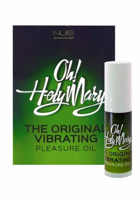 Масло унисекс с эффектом вибрации Oh! Holy Mary - 6 мл. - Nuei cosmetics - купить с доставкой в Тамбове