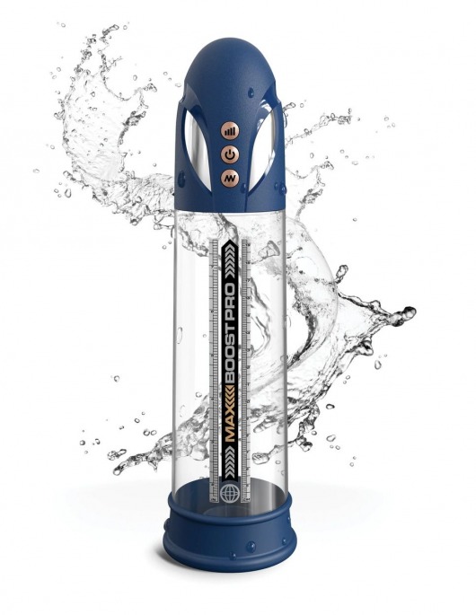 Синяя вакуумная автоматическая помпа Max Boost Pro Flow - Pipedream - в Тамбове купить с доставкой