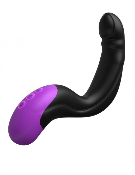 Черно-фиолетовый вибромассажёр простаты Hyper-Pulse P-Spot Massager - Pipedream - в Тамбове купить с доставкой