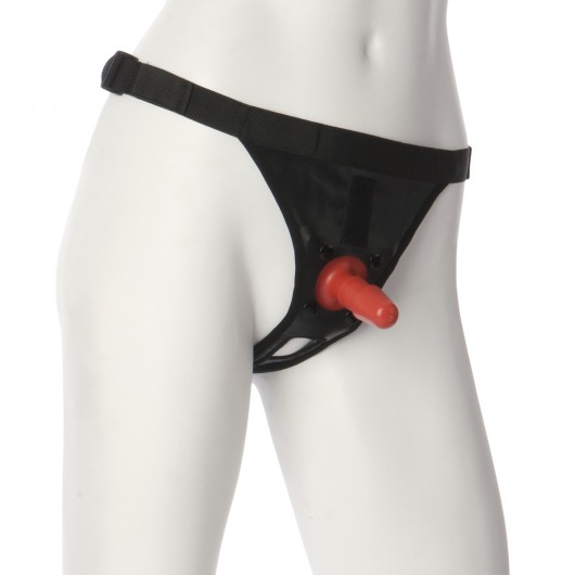 Трусики со штырьком для фиксации насадок Ultra Harness with Plug - Doc Johnson - купить с доставкой в Тамбове
