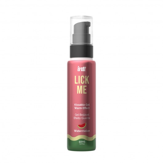 Гель Lick Me с согревающим эффектом и ароматом арбуза - 50 мл. - INTT - купить с доставкой в Тамбове