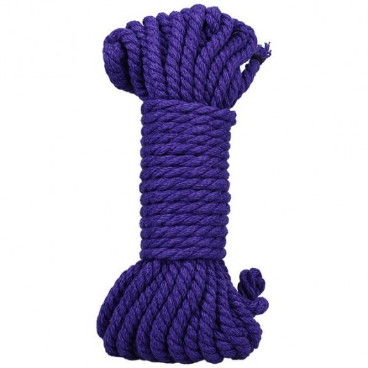 Фиолетовая верёвка для связывания и фиксации Bind Tie - 9,14 м. - Doc Johnson - купить с доставкой в Тамбове