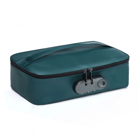 Зеленая сумочка для хранения игрушек Discreet Box - Dorcel - купить с доставкой в Тамбове