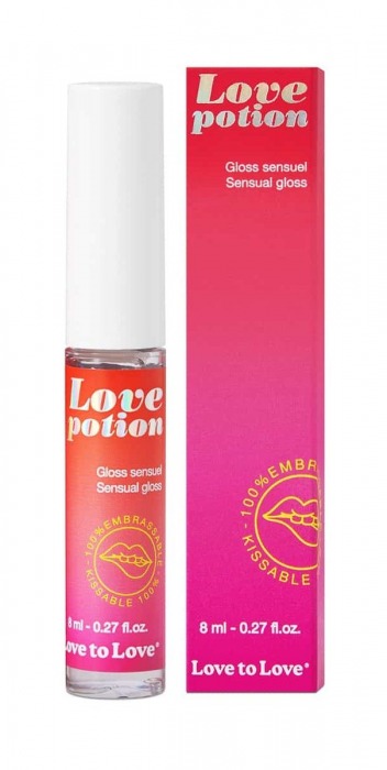 Возбуждающий блеск для губ Love Potion - 8 мл. - Love to Love - купить с доставкой в Тамбове