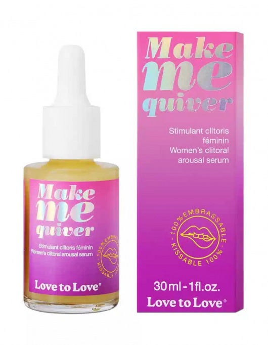 Возбуждающие капли для клитора Make Me Quiver - 30 мл. - Love to Love - купить с доставкой в Тамбове