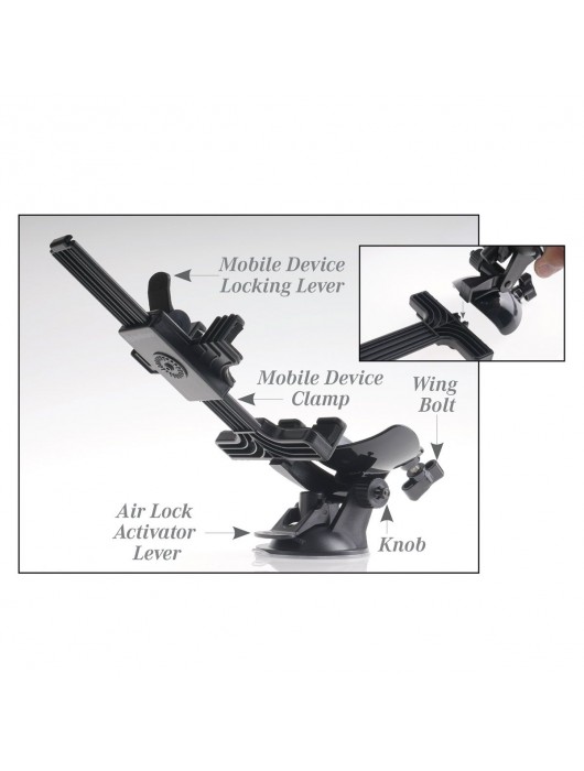 Перезаряжаемый мастурбатор-вагина с держателем для мобильных устройств Extreme Toyz Me - Pipedream - в Тамбове купить с доставкой