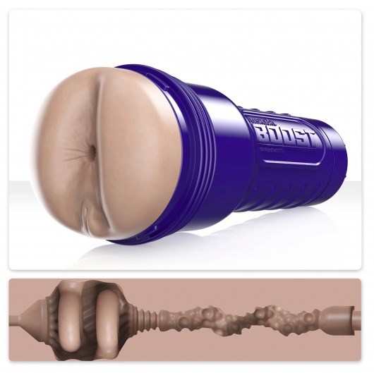 Телесный мастурбатор-анус Fleshlight Boost Blast Female - Fleshlight - в Тамбове купить с доставкой